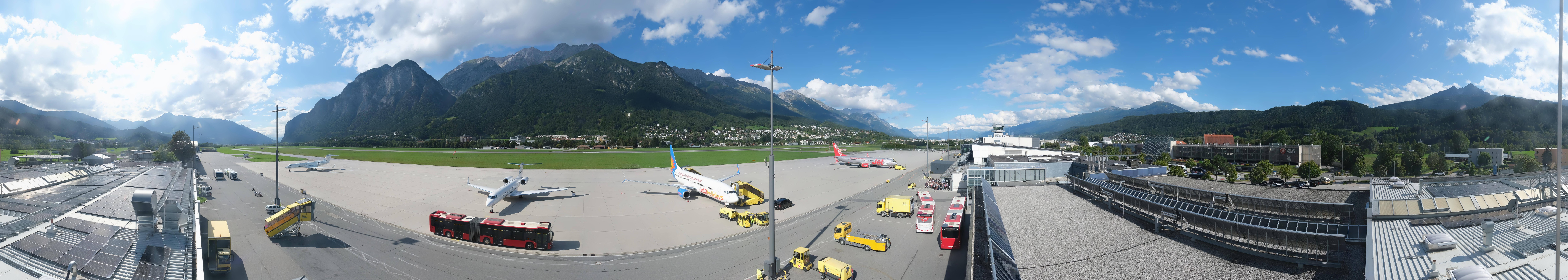 Archiv Foto Webcam Panorama Innsbruck Flughafen
