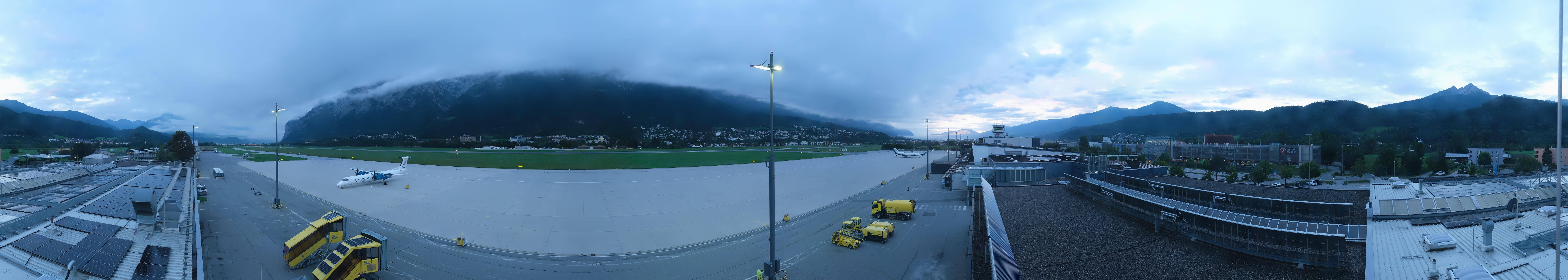 Archiv Foto Webcam Panorama Innsbruck Flughafen