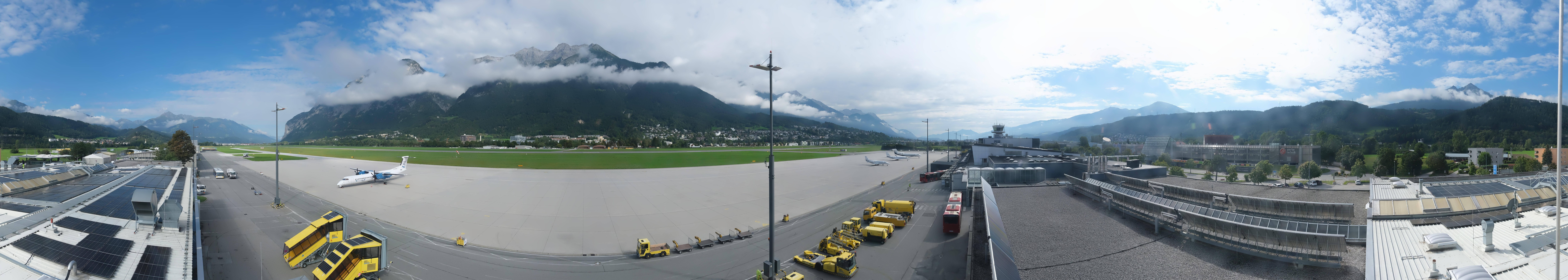 Archiv Foto Webcam Panorama Innsbruck Flughafen