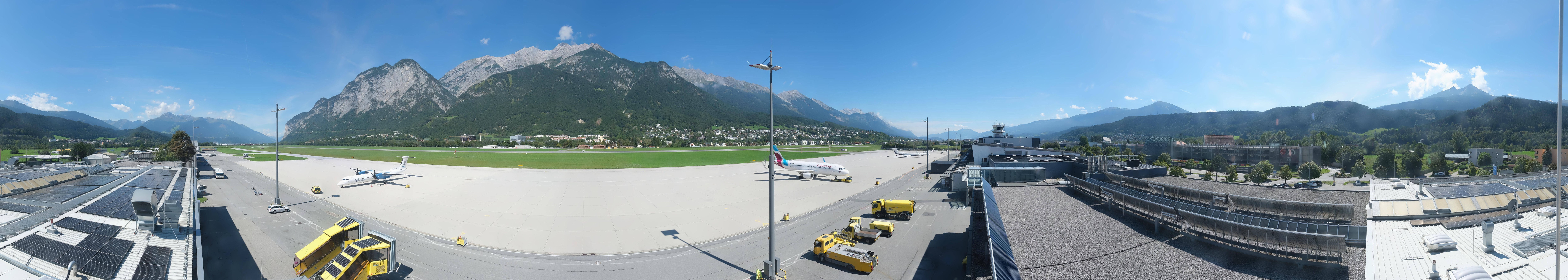 Archiv Foto Webcam Panorama Innsbruck Flughafen