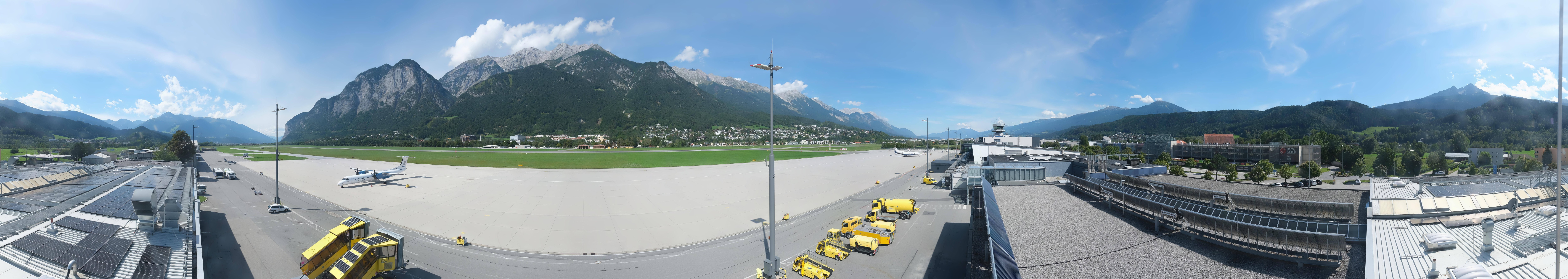 Archiv Foto Webcam Panorama Innsbruck Flughafen