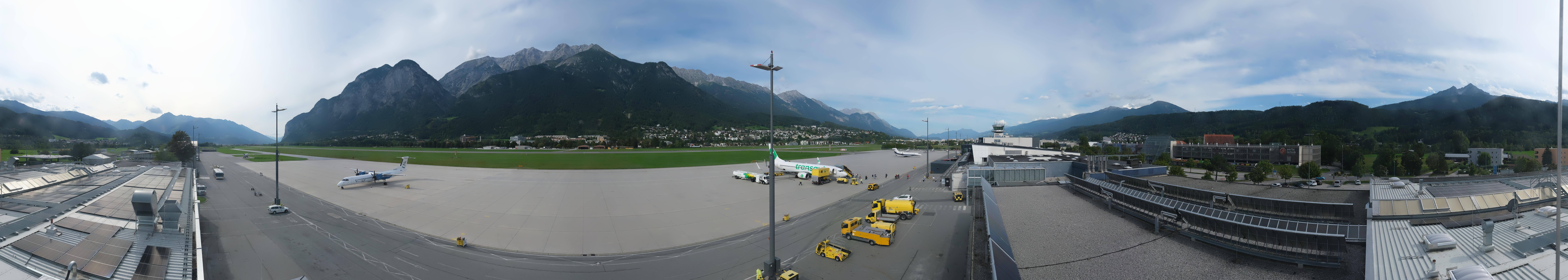 Archiv Foto Webcam Panorama Innsbruck Flughafen