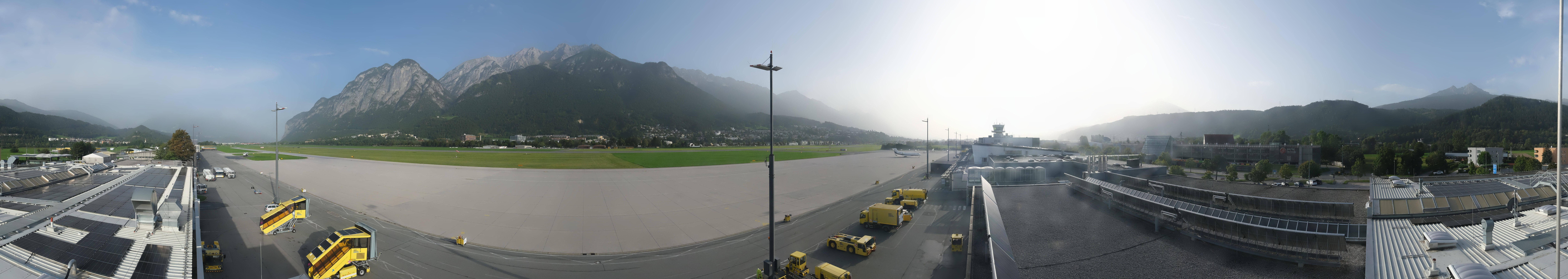 Archiv Foto Webcam Panorama Innsbruck Flughafen