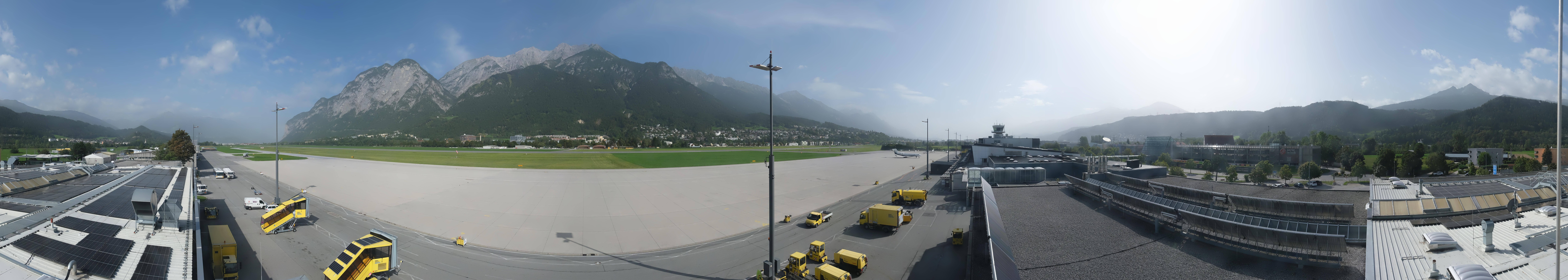 Archiv Foto Webcam Panorama Innsbruck Flughafen