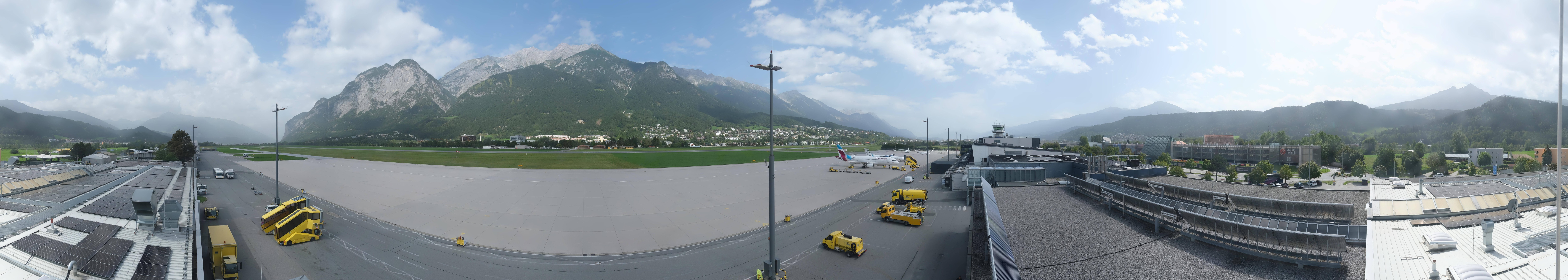 Archiv Foto Webcam Panorama Innsbruck Flughafen