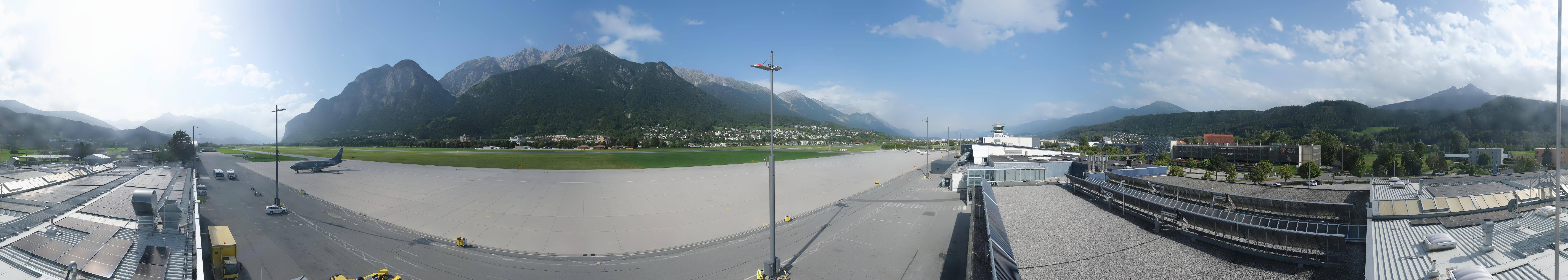 Archiv Foto Webcam Panorama Innsbruck Flughafen