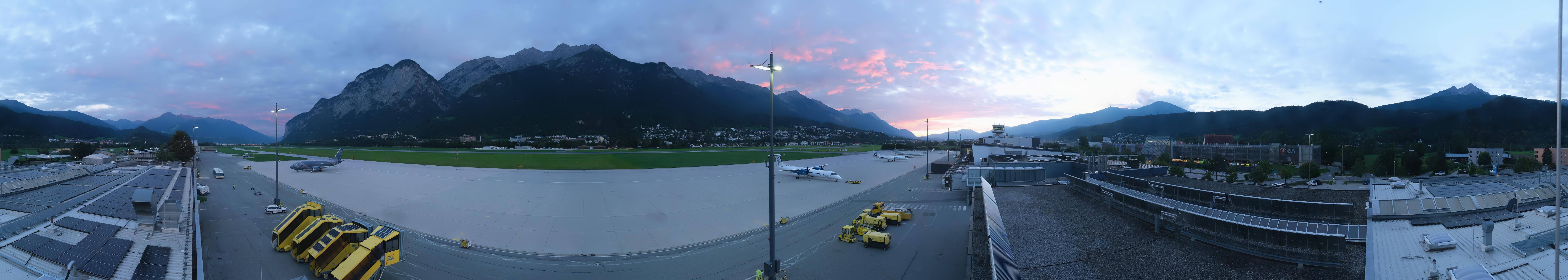 Archiv Foto Webcam Panorama Innsbruck Flughafen