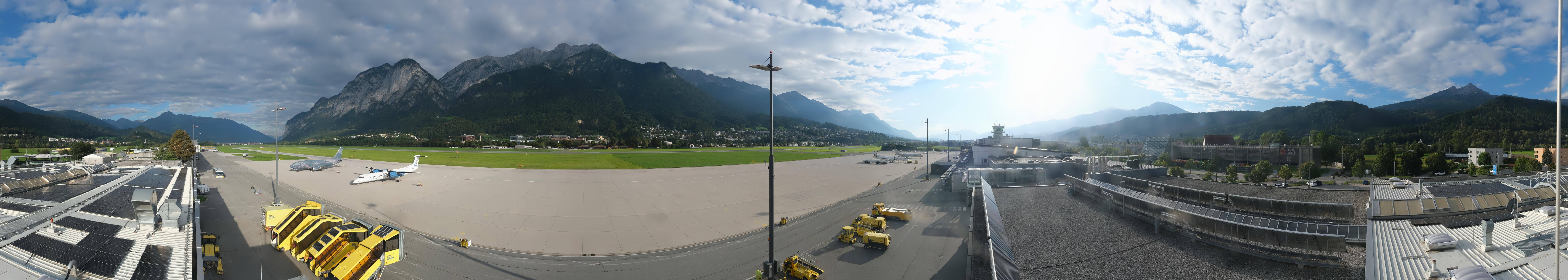 Archiv Foto Webcam Panorama Innsbruck Flughafen