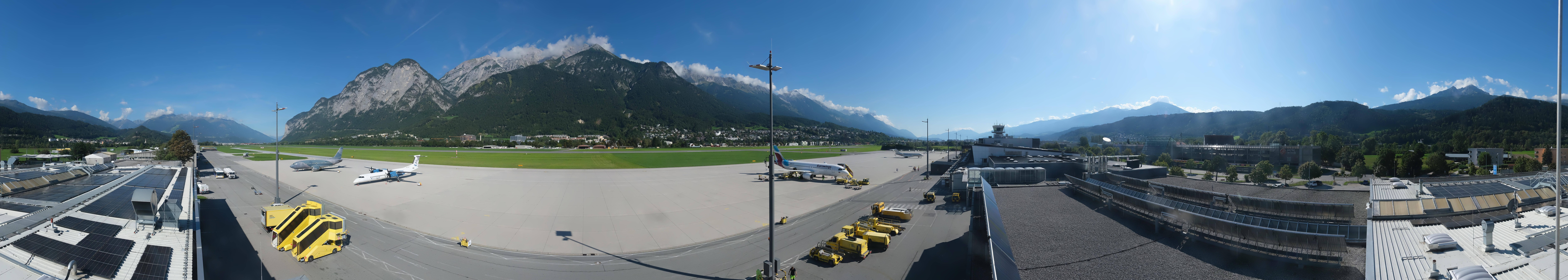 Archiv Foto Webcam Panorama Innsbruck Flughafen