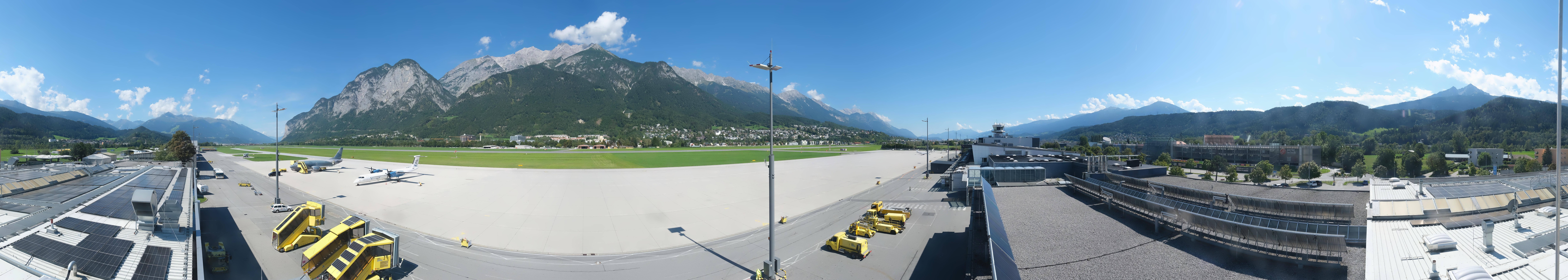 Archiv Foto Webcam Panorama Innsbruck Flughafen