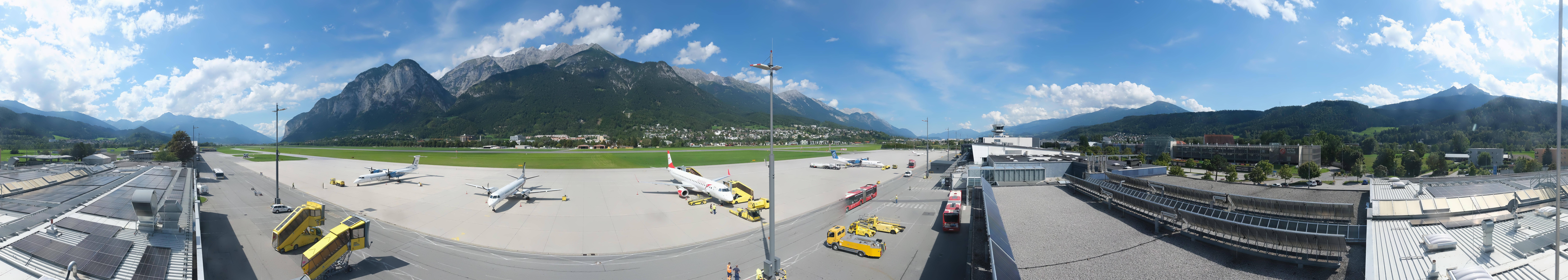 Archiv Foto Webcam Panorama Innsbruck Flughafen