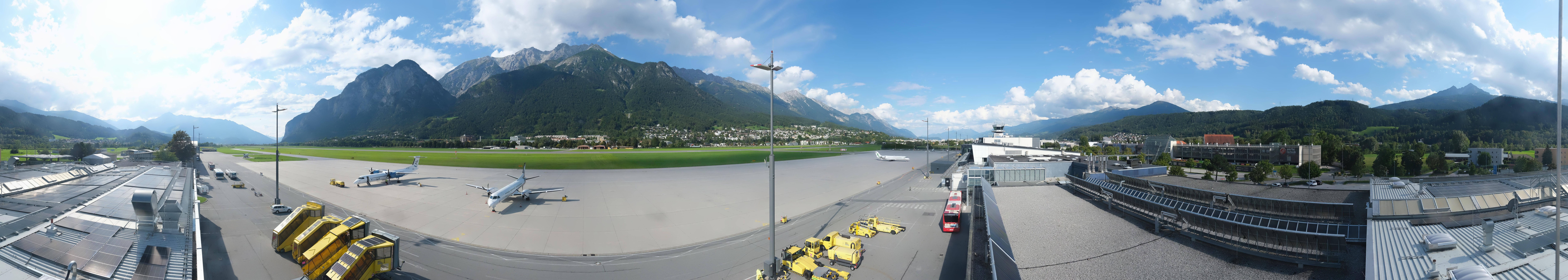 Archiv Foto Webcam Panorama Innsbruck Flughafen