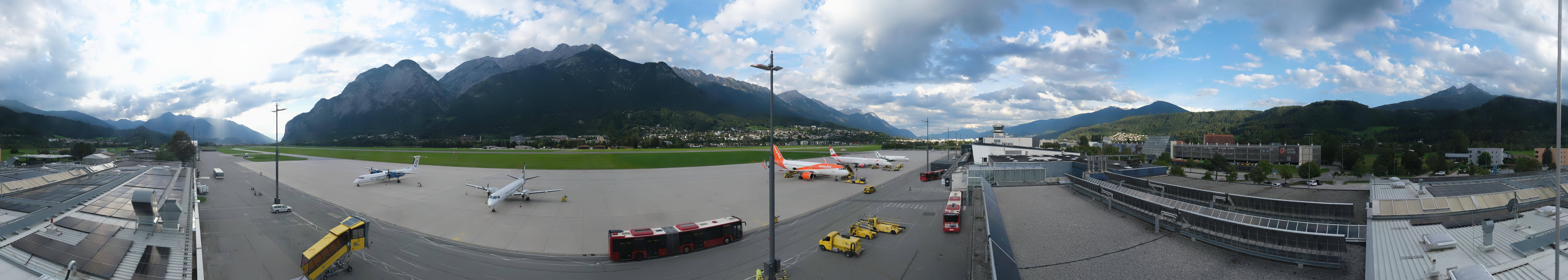 Archiv Foto Webcam Panorama Innsbruck Flughafen