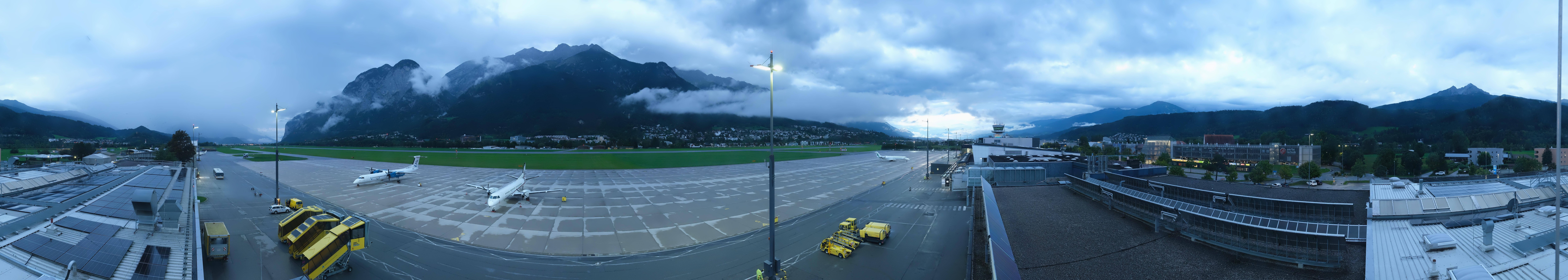Archived image Webcam Airport Innsbruck Panorama