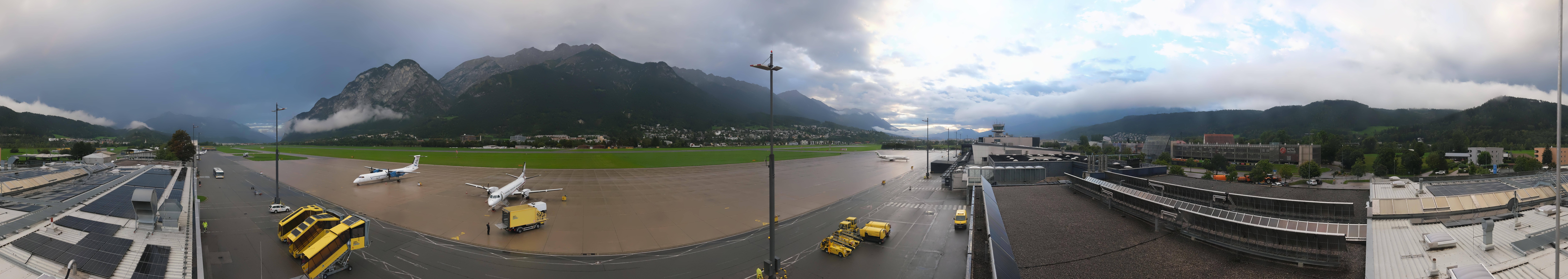 Archived image Webcam Airport Innsbruck Panorama