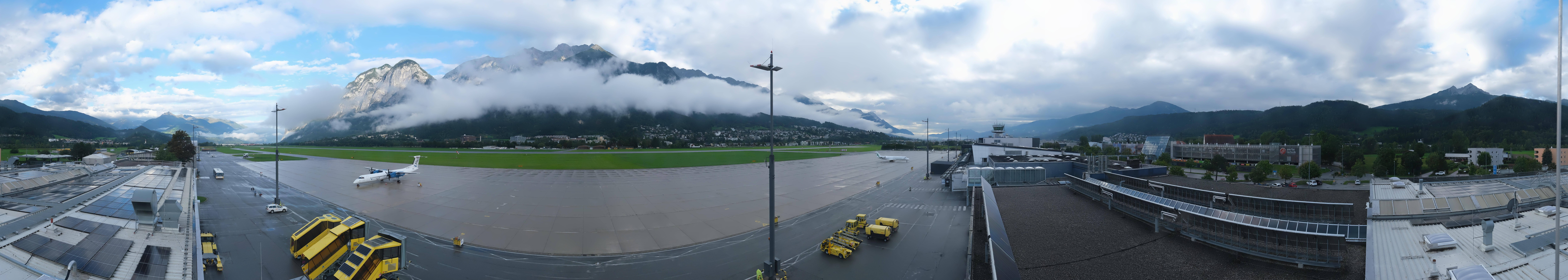 Archived image Webcam Airport Innsbruck Panorama
