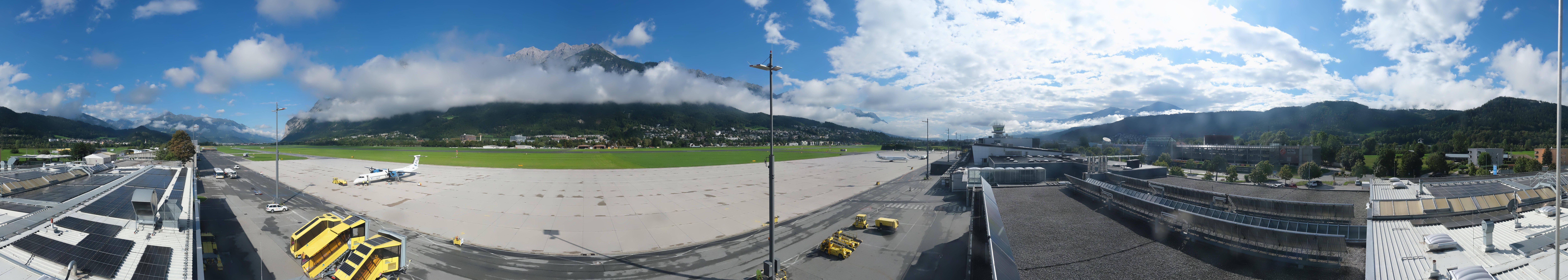 Archived image Webcam Airport Innsbruck Panorama
