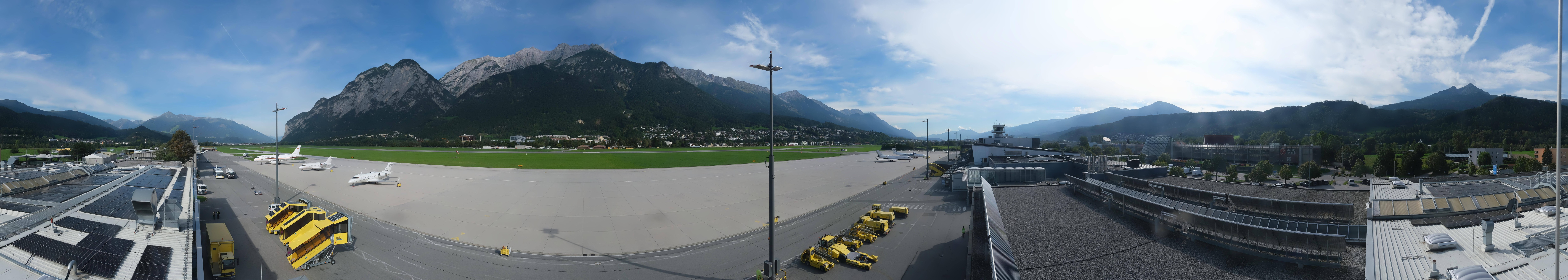 Archiv Foto Webcam Panorama Innsbruck Flughafen