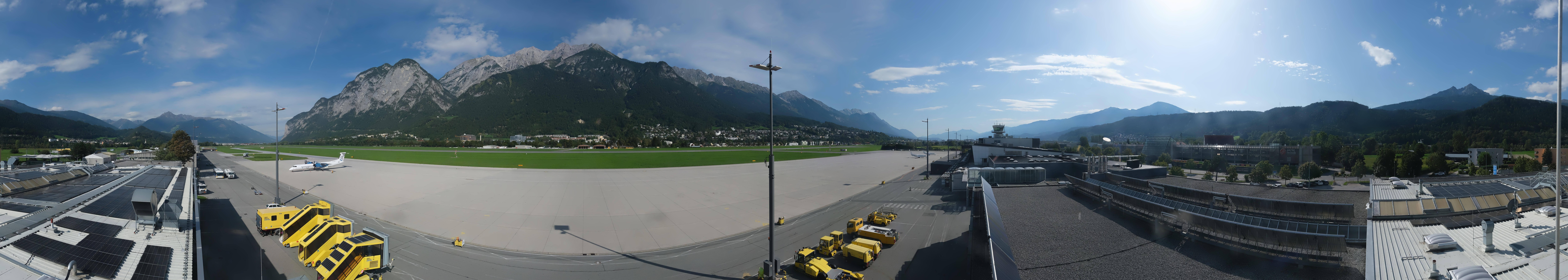 Archiv Foto Webcam Panorama Innsbruck Flughafen