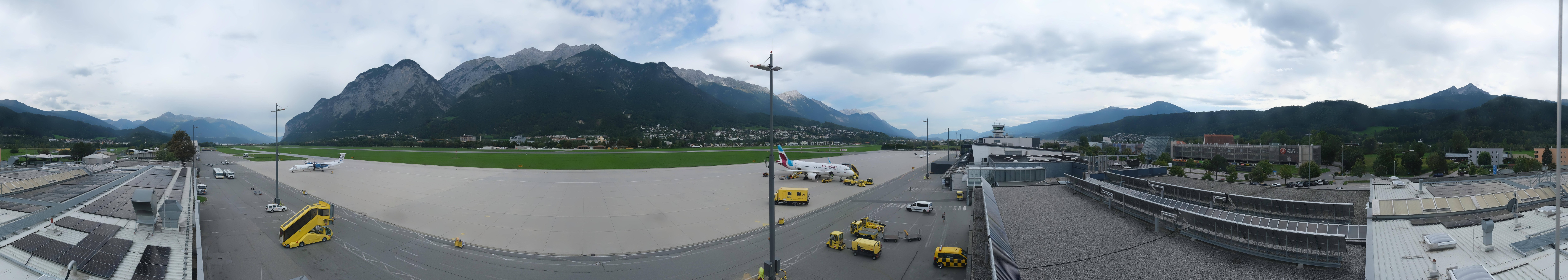 Archiv Foto Webcam Panorama Innsbruck Flughafen