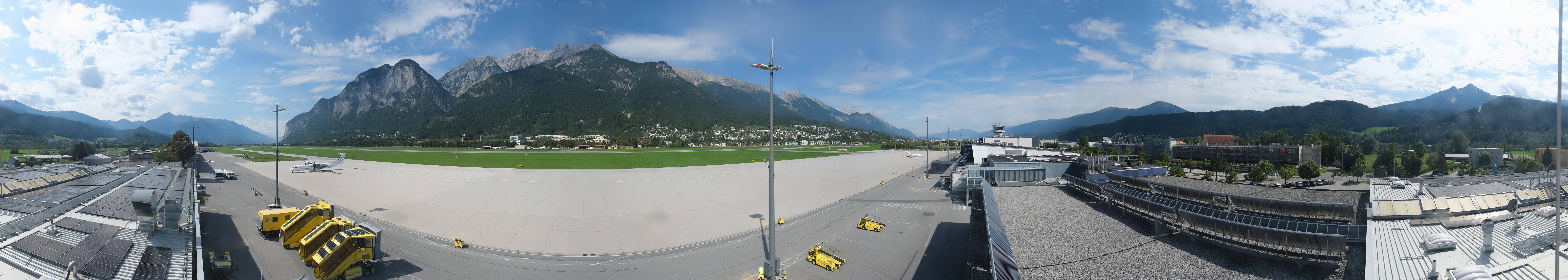 Archiv Foto Webcam Panorama Innsbruck Flughafen