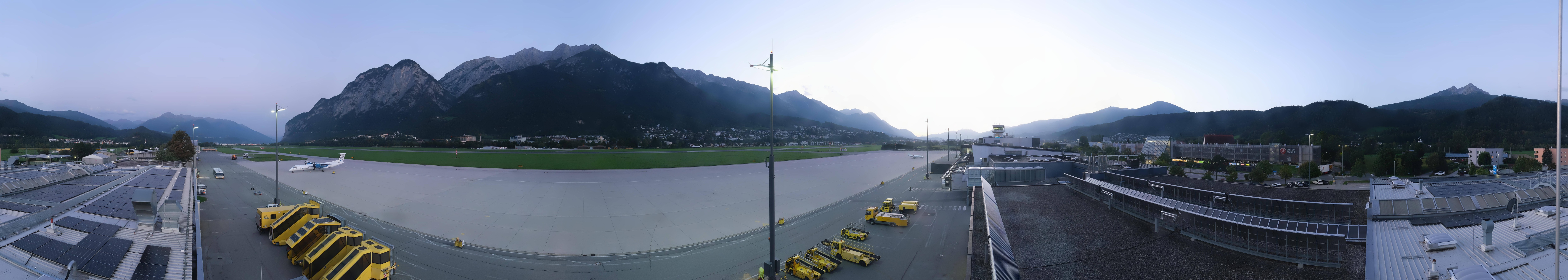 Archived image Webcam Airport Innsbruck Panorama