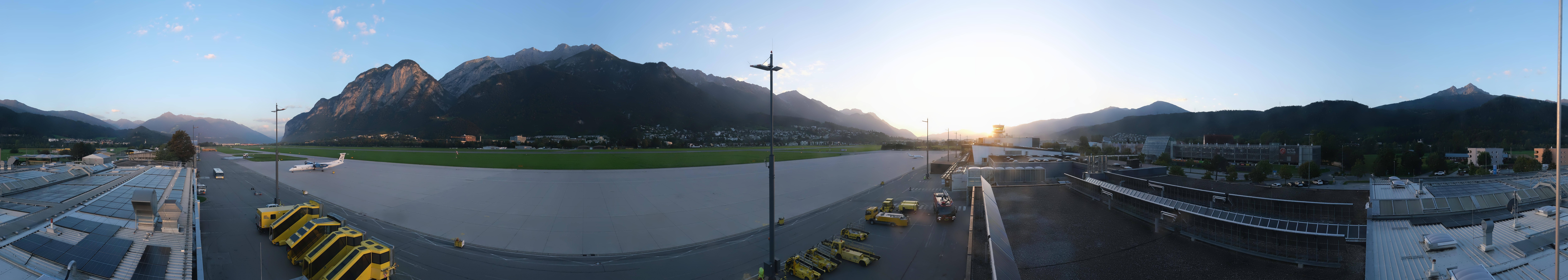 Archived image Webcam Airport Innsbruck Panorama