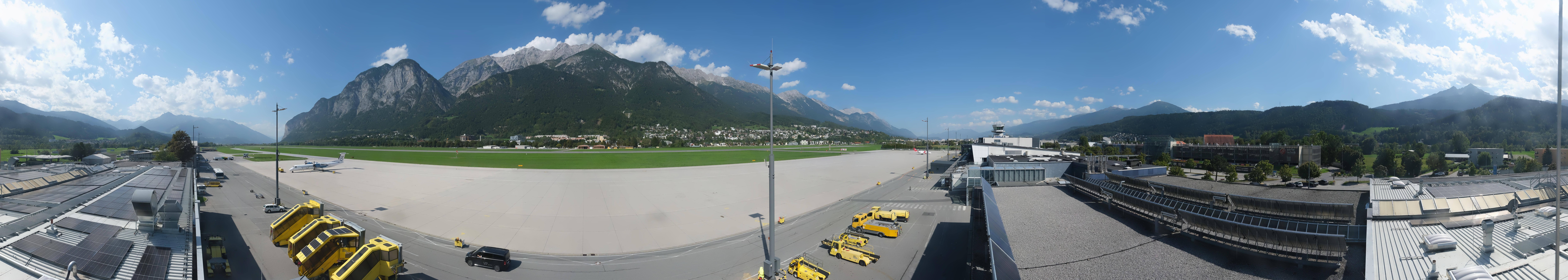 Archived image Webcam Airport Innsbruck Panorama