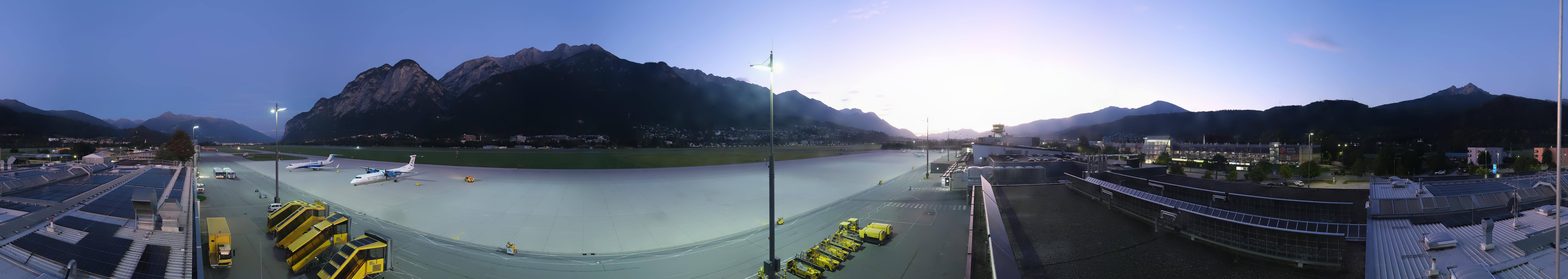 Archiv Foto Webcam Panorama Innsbruck Flughafen