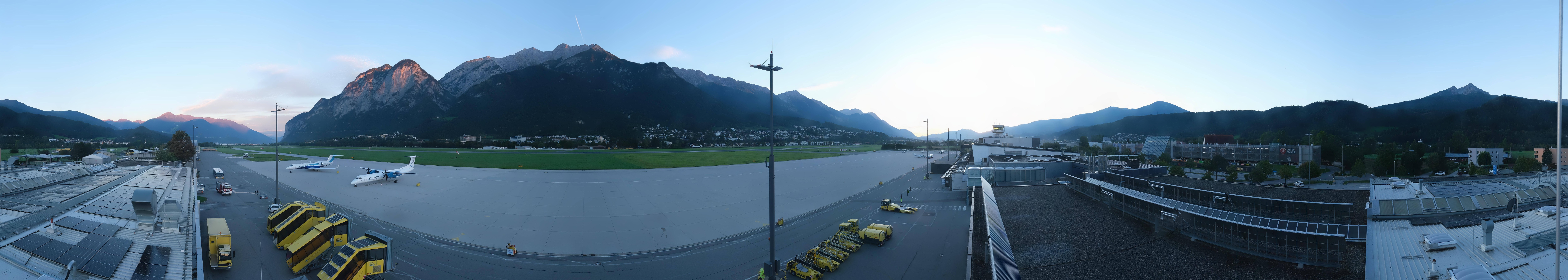 Archiv Foto Webcam Panorama Innsbruck Flughafen
