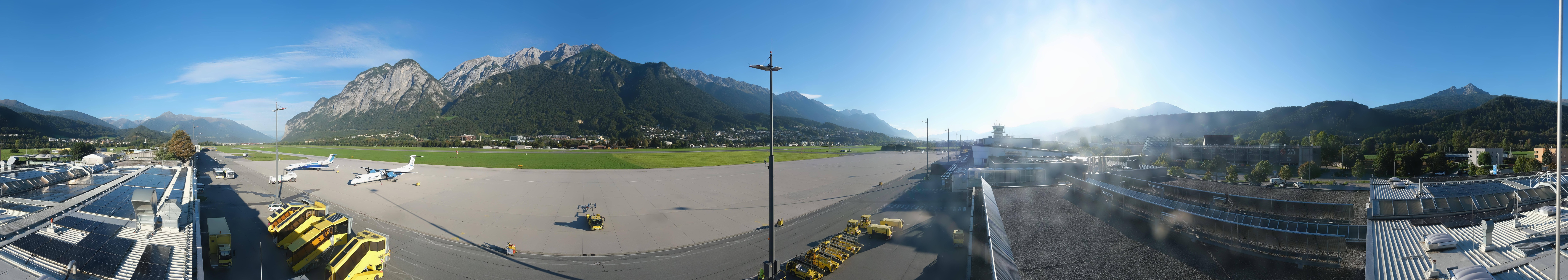 Archiv Foto Webcam Panorama Innsbruck Flughafen