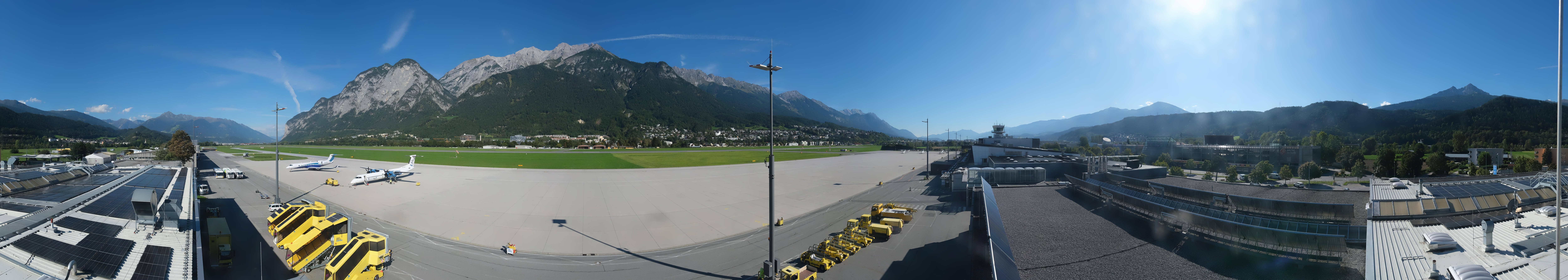 Archiv Foto Webcam Panorama Innsbruck Flughafen