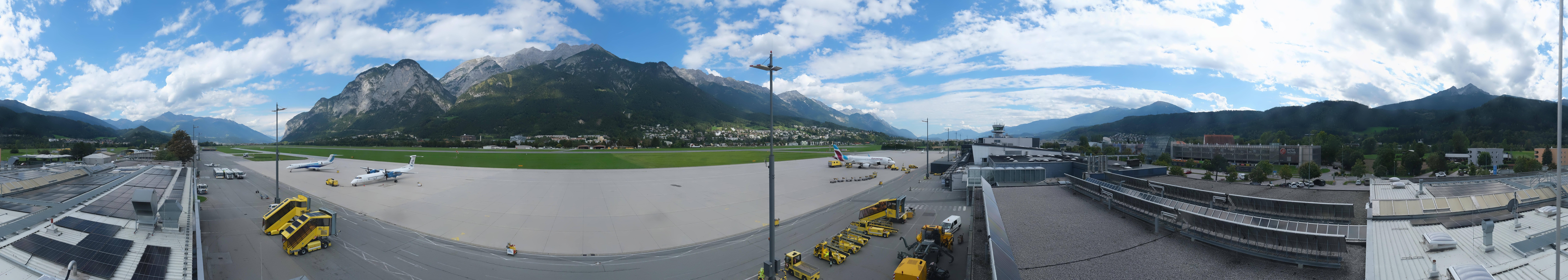 Archiv Foto Webcam Panorama Innsbruck Flughafen
