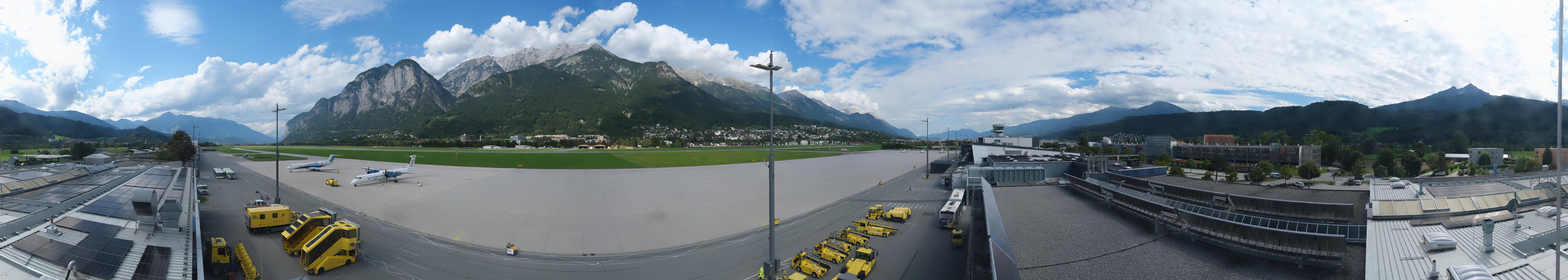 Archiv Foto Webcam Panorama Innsbruck Flughafen