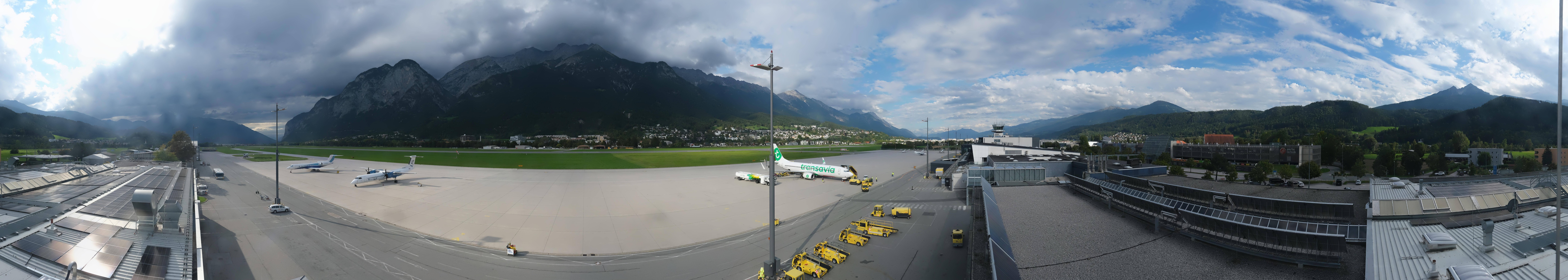 Archiv Foto Webcam Panorama Innsbruck Flughafen
