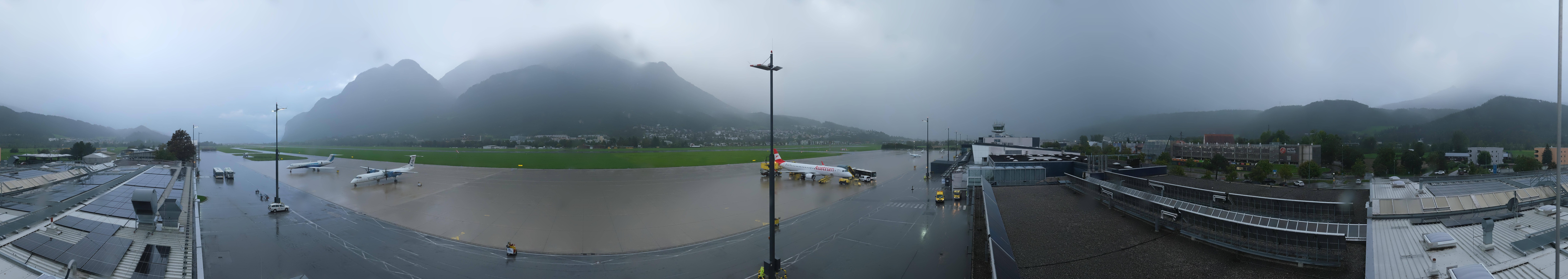 Archiv Foto Webcam Panorama Innsbruck Flughafen