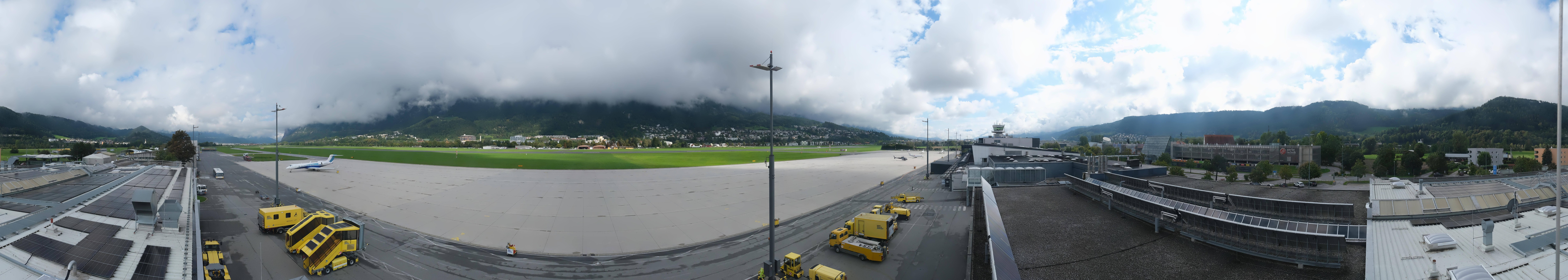 Archiv Foto Webcam Panorama Innsbruck Flughafen