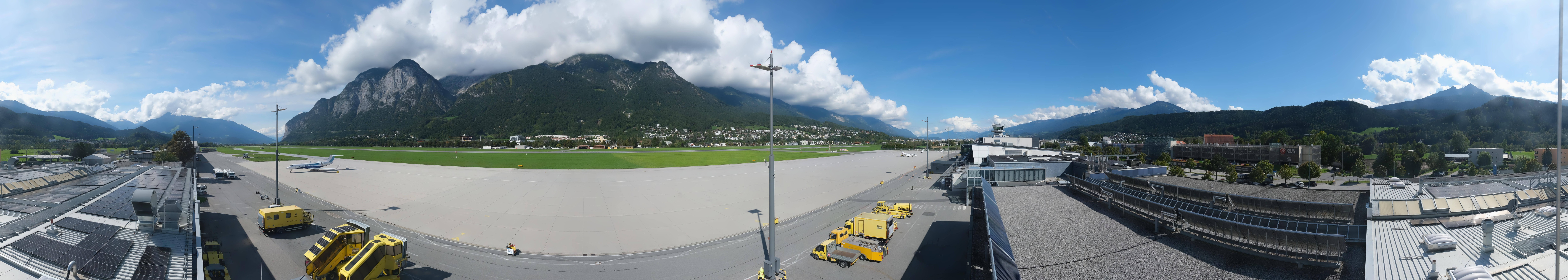 Archiv Foto Webcam Panorama Innsbruck Flughafen