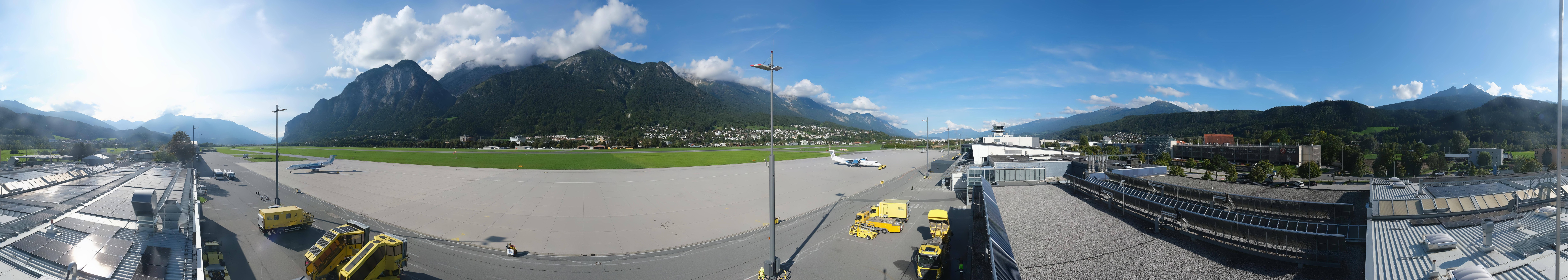 Archiv Foto Webcam Panorama Innsbruck Flughafen