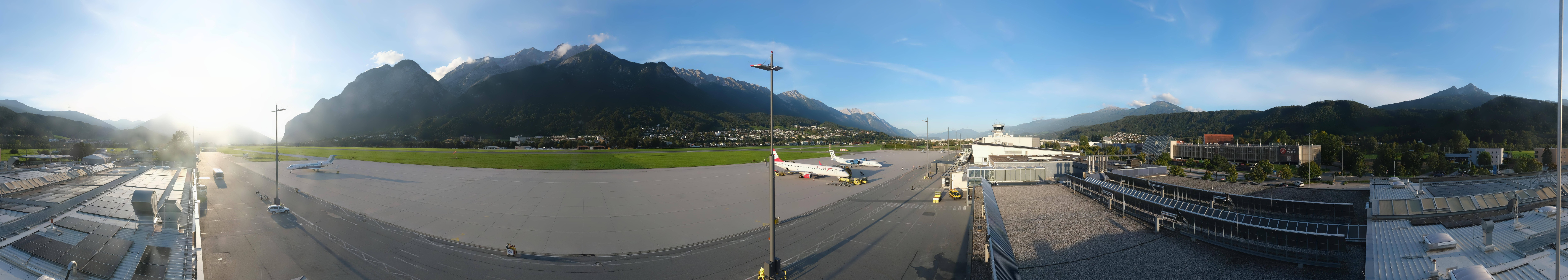 Archiv Foto Webcam Panorama Innsbruck Flughafen