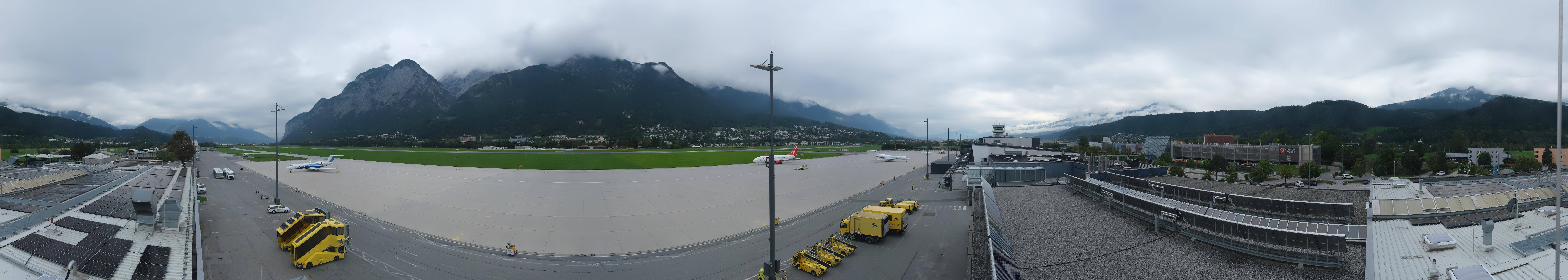 Archiv Foto Webcam Panorama Innsbruck Flughafen