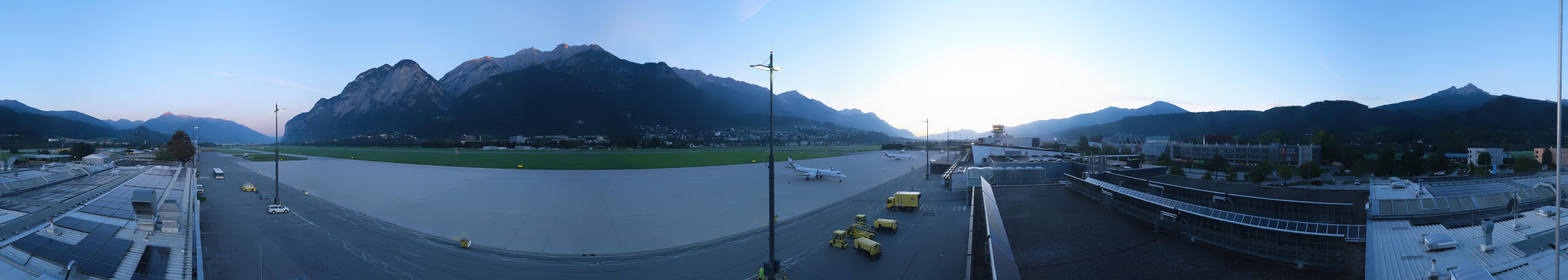 Archiv Foto Webcam Panorama Innsbruck Flughafen