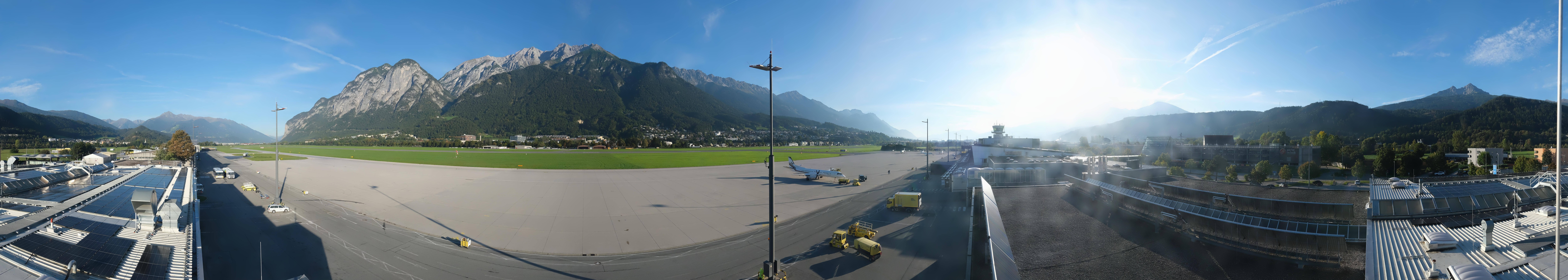 Archiv Foto Webcam Panorama Innsbruck Flughafen