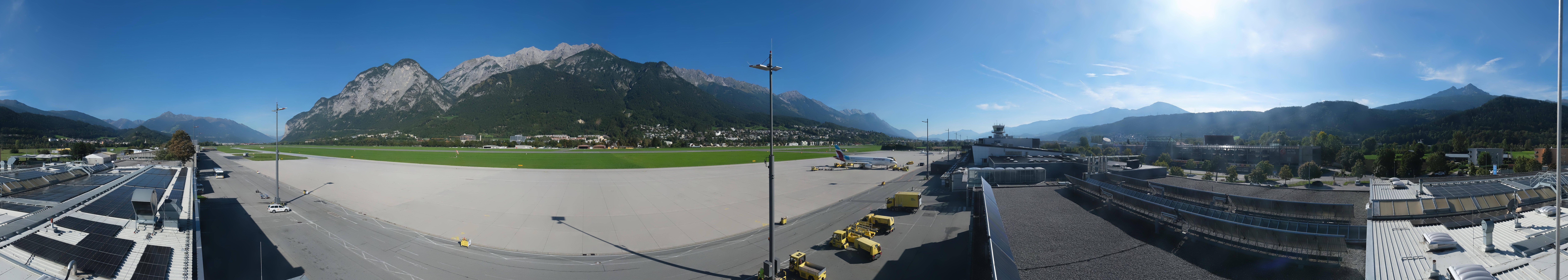 Archiv Foto Webcam Panorama Innsbruck Flughafen