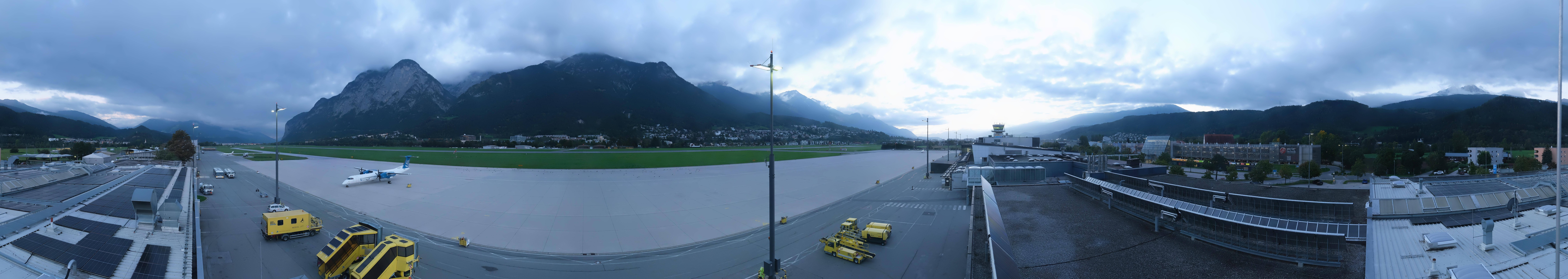 Archiv Foto Webcam Panorama Innsbruck Flughafen