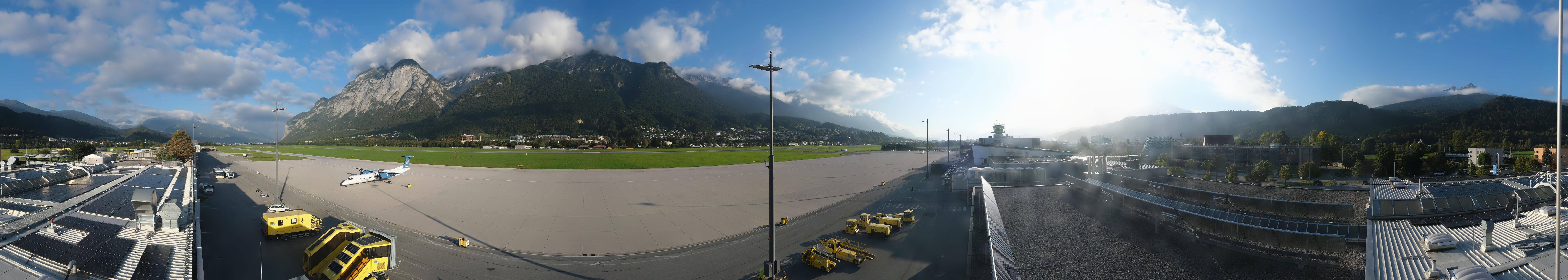 Archiv Foto Webcam Panorama Innsbruck Flughafen