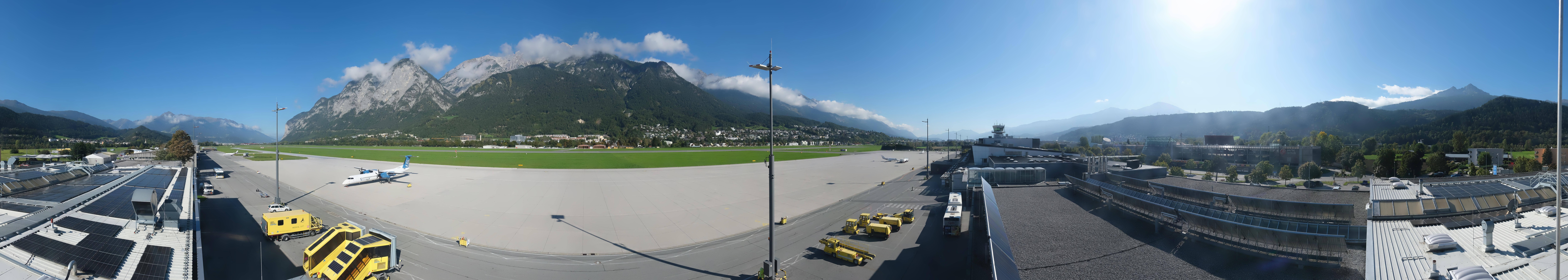 Archiv Foto Webcam Panorama Innsbruck Flughafen