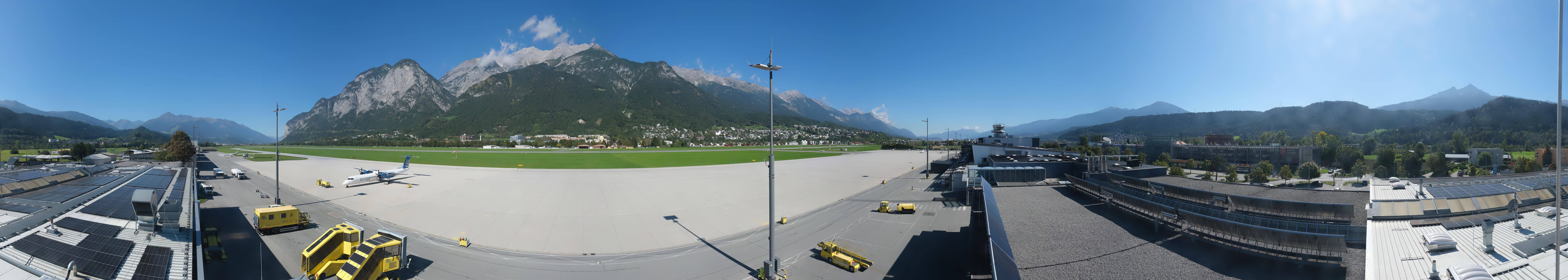 Archiv Foto Webcam Panorama Innsbruck Flughafen