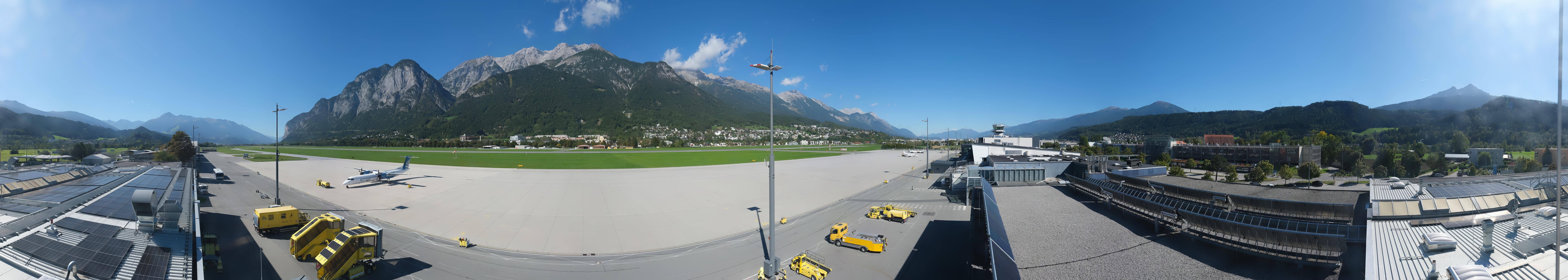 Archiv Foto Webcam Panorama Innsbruck Flughafen