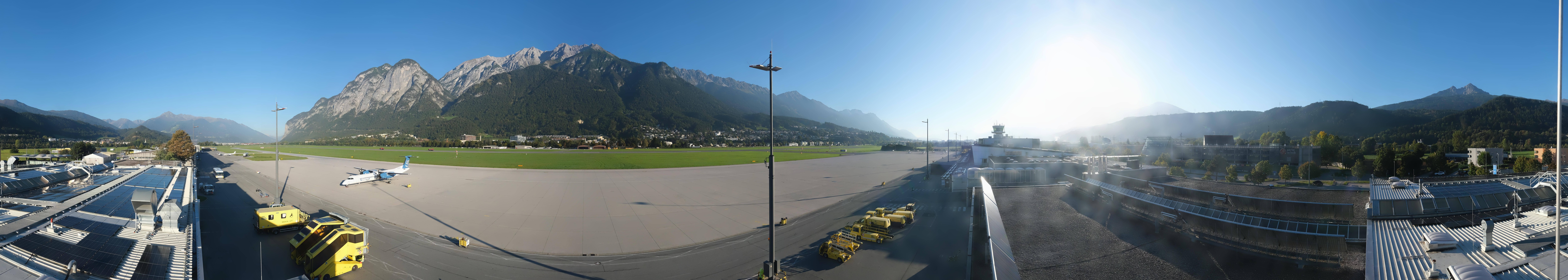 Archiv Foto Webcam Panorama Innsbruck Flughafen